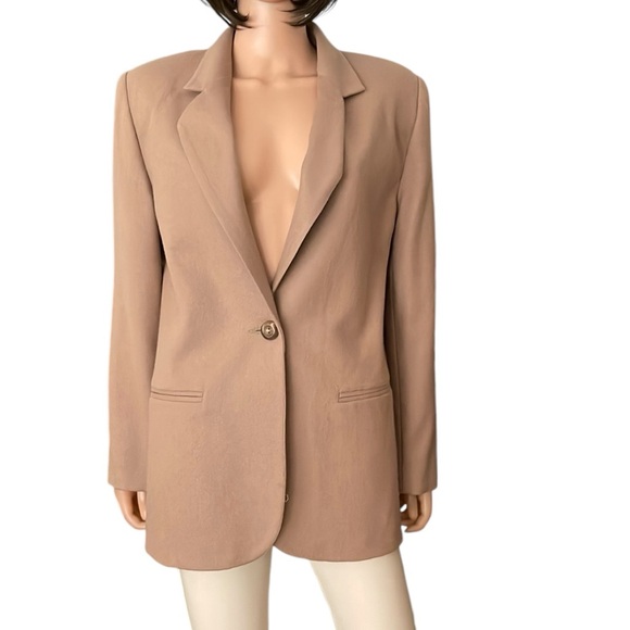 Sag Harbor tan wool blazer - Picture 1 of 7
